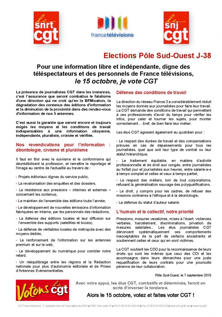 Tract n3 - journalistes - 7 septembre